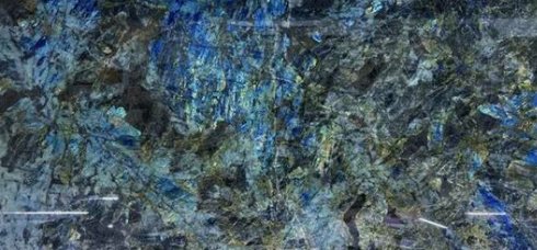 Labradorite Blue Flowers